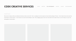 Desktop Screenshot of codecreativeservices.com
